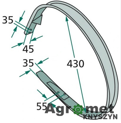 OSŁONA PODBIERACZA WELGER RP 12 NR 25 OW25 1712420505