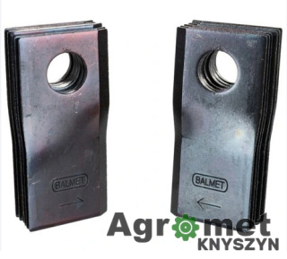 BRZW98/49/3 Nożyk kosiarki, 98 x 49 x 3, o 19, skośny Samasz L-P PO 6 BALMET 98X49X3 MINO000001