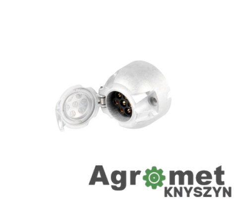 Gniazdo świateł przyczepy 7-biegunowe metalowe Gniazdo świateł przyczepy 7-biegunowe metalowe